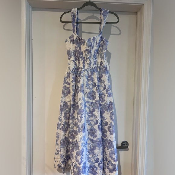 AQUA Eyelet Bustier Midi Dress, Size Medium, Brand new & never worn! - Picture 2 of 6